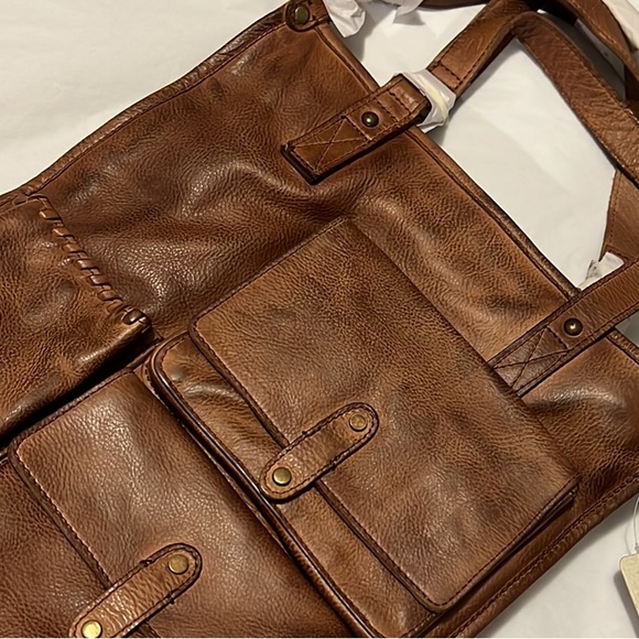 NWTS FREE PEOPLE LEATHER BAG - Picture 7 of 12